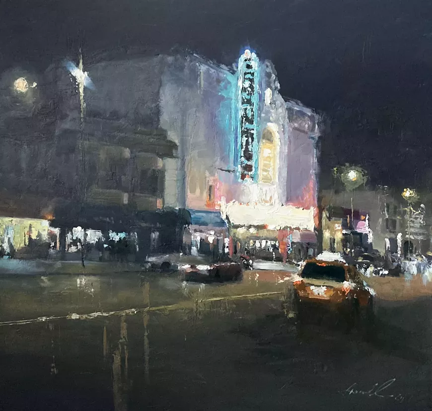 The Old Theater, SF, by Frank Eber