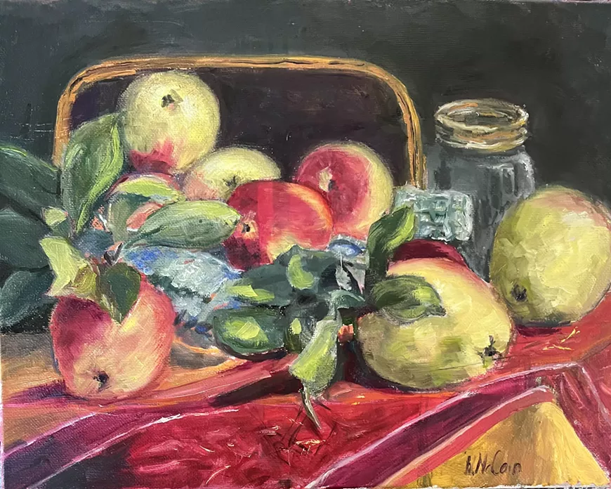 Oil painting by Cambria artist Holly McCain