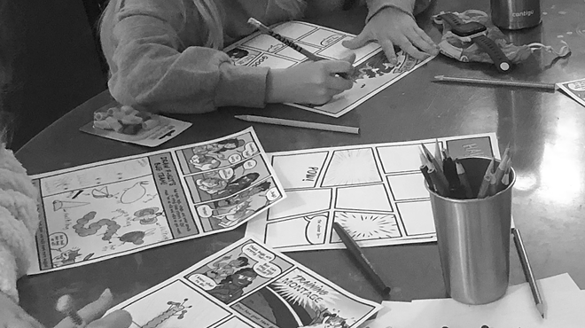 Image: Cartooning with Kids with Kane Lynch