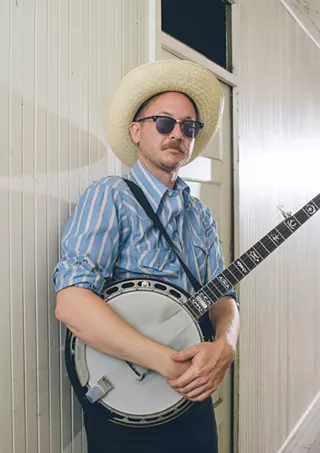 Image: Clinton Davis String Band at the Historic Octagon Barn Center