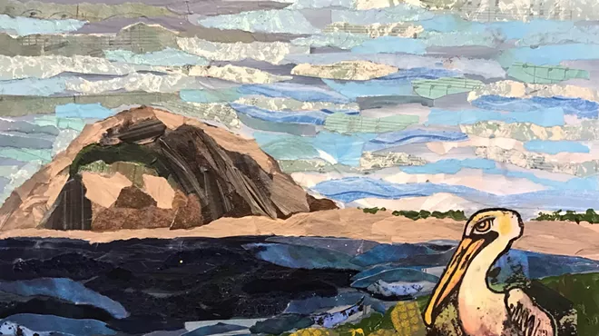 Image: Collaging the Coast: Morro Rock with Linda Cunningham