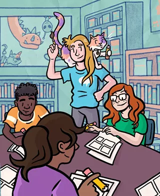 Image: Comic Making for Teens with Kane Lynch