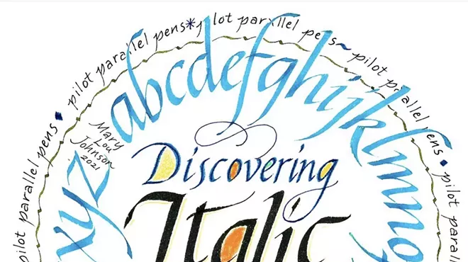 Image: Discovering Italic Calligraphy with Mary Lou Johnson