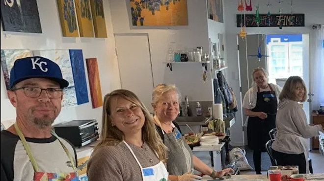 Image: Fall Wave Pour Painting Party!
