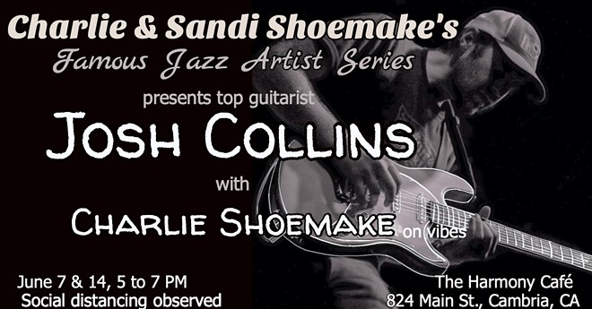 Famous Jazz Artist Series returns to the Harmony Café with featured guitarist Josh Collins