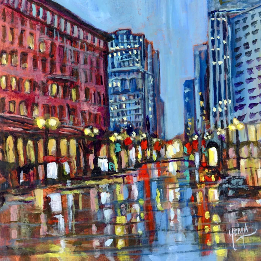 Fine Art Acrylic Paintings by Hema Sukumar