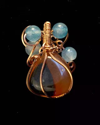 Image: Fine Art Wire Wrapped Jewelry by Amalia Thomas
