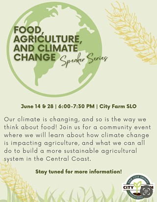 Food, Agriculture, and Climate Change Speaker Series
