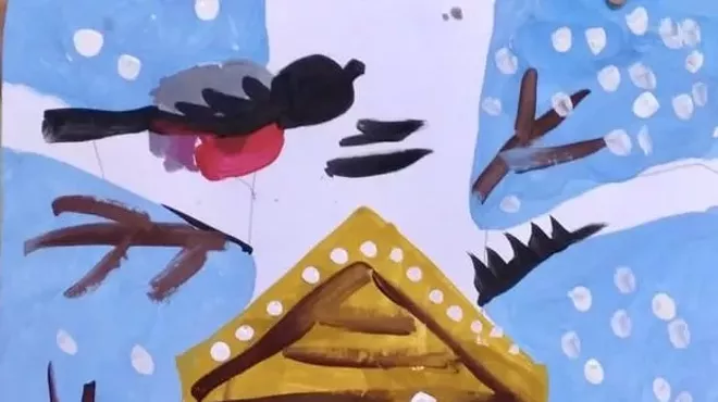 Image: Frosty Bird House