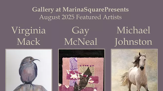 Image: Gallery at Marina Square Hosts an Artists Reception and Atrium Party for Virginia Mack, Gay McNeal and Michael Johnston