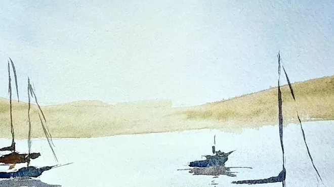 Image: Gallery at Marina Square presents Central Coast Inspirations: Jay Stieler's Watercolor Landscapes