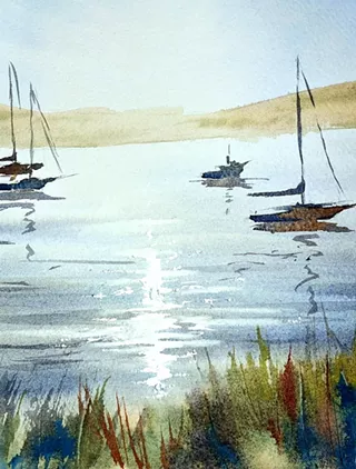 Image: Gallery at Marina Square presents Central Coast Inspirations: Jay Stieler's Watercolor Landscapes