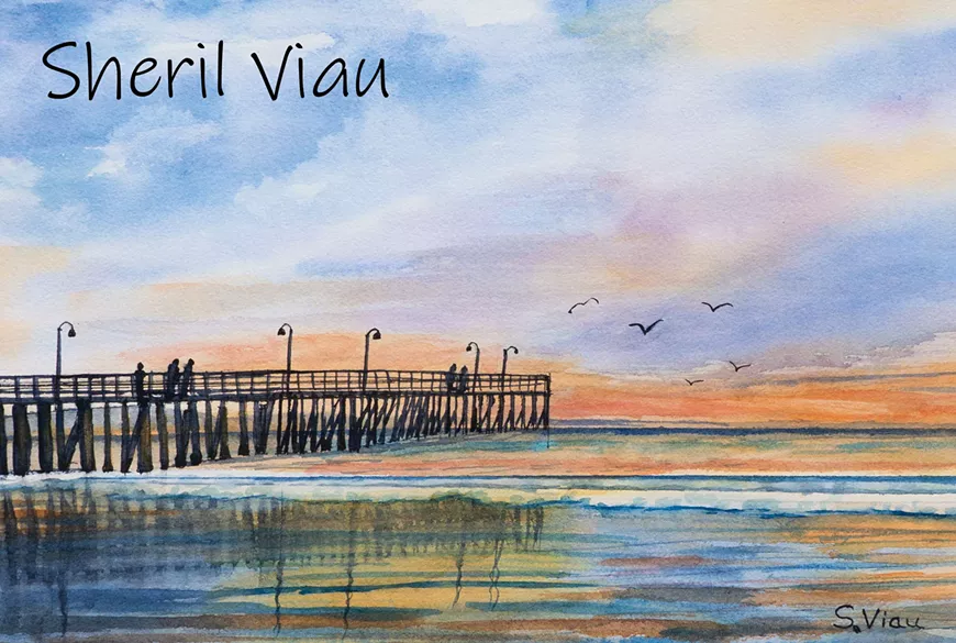 Watercolors by Sheril Viau