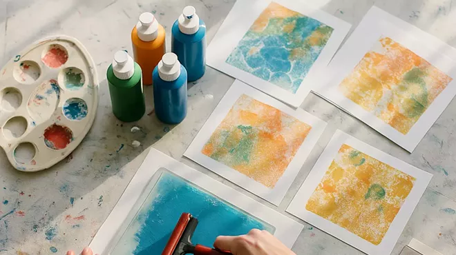 Image: Gel Plate Printmaking Workshop