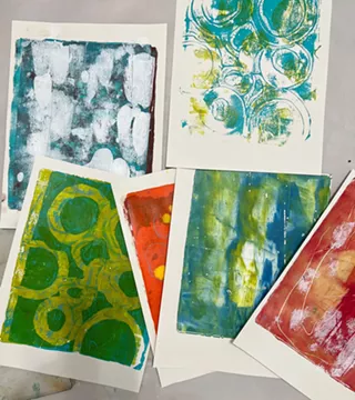 Image: Gelli Printing Workshop