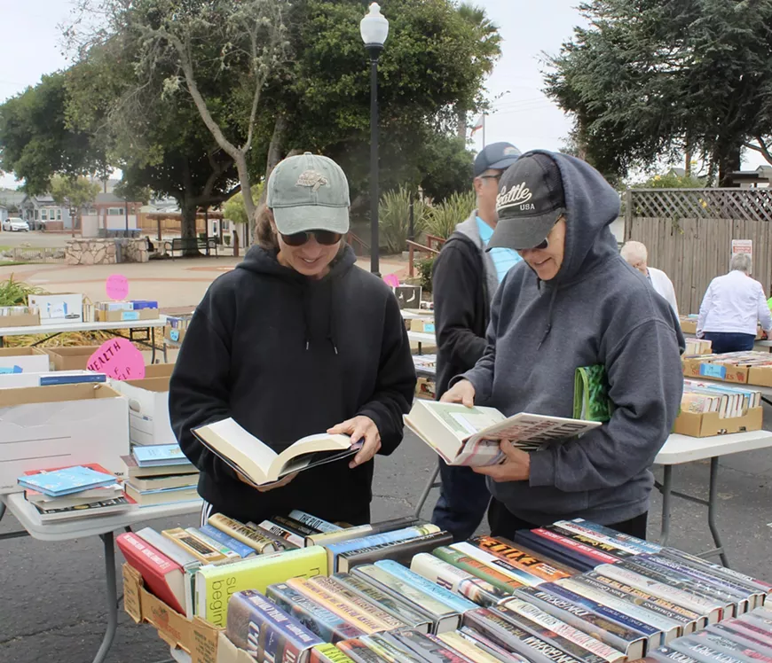 Tons of books for sale at the Grover Beach Community Library book sale on August 10 from 9 a.m. to 3 p.m.