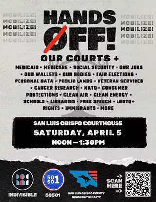Image: HANDS OFF our courts