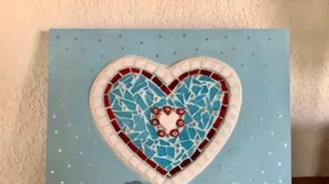 Image: Hearts All a Flutter Mosaics