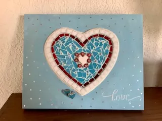 Image: Hearts All a Flutter Mosaics