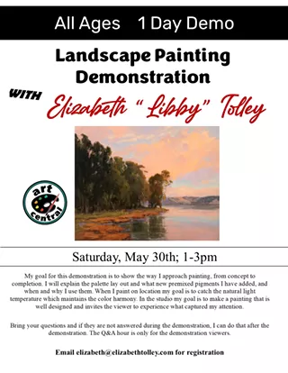 Image: Landscape Painting Demonstration with Elizabeth "Libby" Tolley