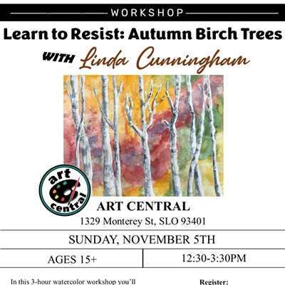 Learn to Resist: Autumn Birch Trees with Linda Cunningham