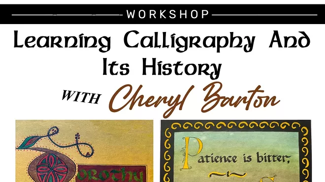 Image: Learning Calligraphy and Its History with Cheryl Barton
