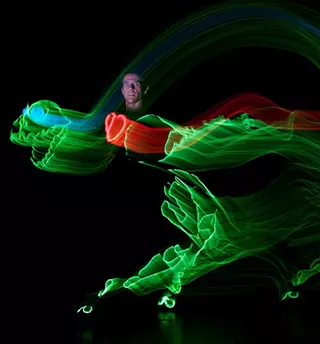 Image: Lightwire Theater: Dino-light