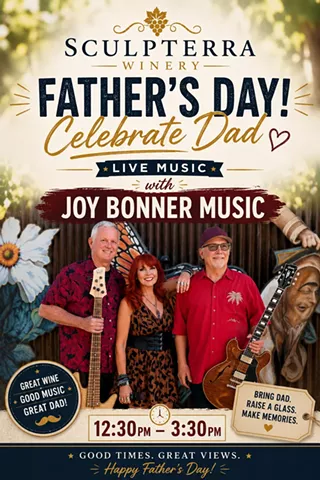 Image: Live Free Music on Fathers Day with Joy Bonner at Sculpterra Winery