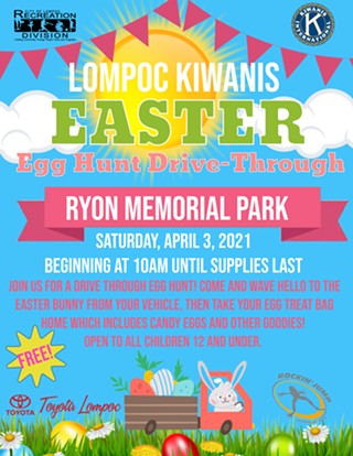 Lompoc Kiwanis Easter Egg Hunt Drive-through