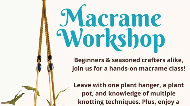 Image: Macrame and Wine Workshop