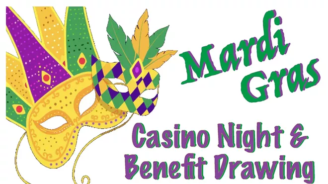 Image: Mardi Gras Benefit Draw and Casino Night