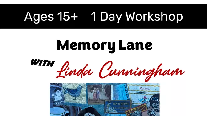 Image: Memory Lane Collaging Class