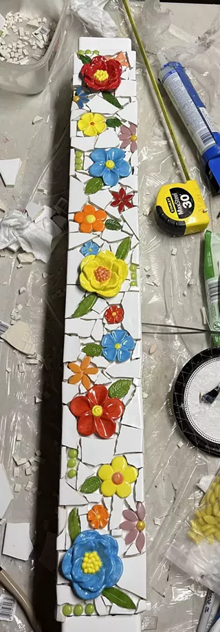 Image: Mosaic Garden Pole