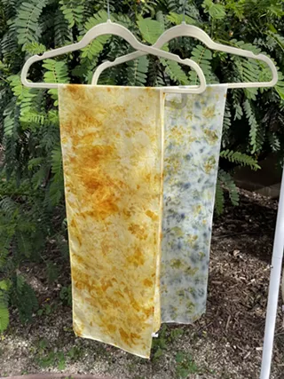 Image: Natural Dye Silk Scarf Workshop