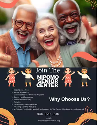 Image: Nipomo Senior Center Membership Sign-up & Potluck