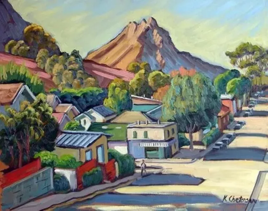 Oil painting by Ken Christensen