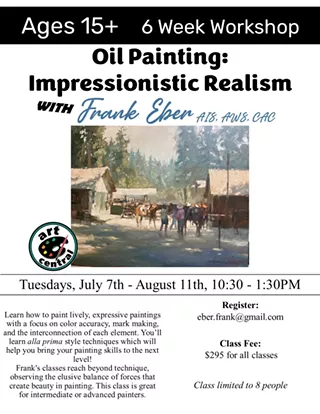 Image: Oil Painting: Impressionistic Realism with Frank Eber