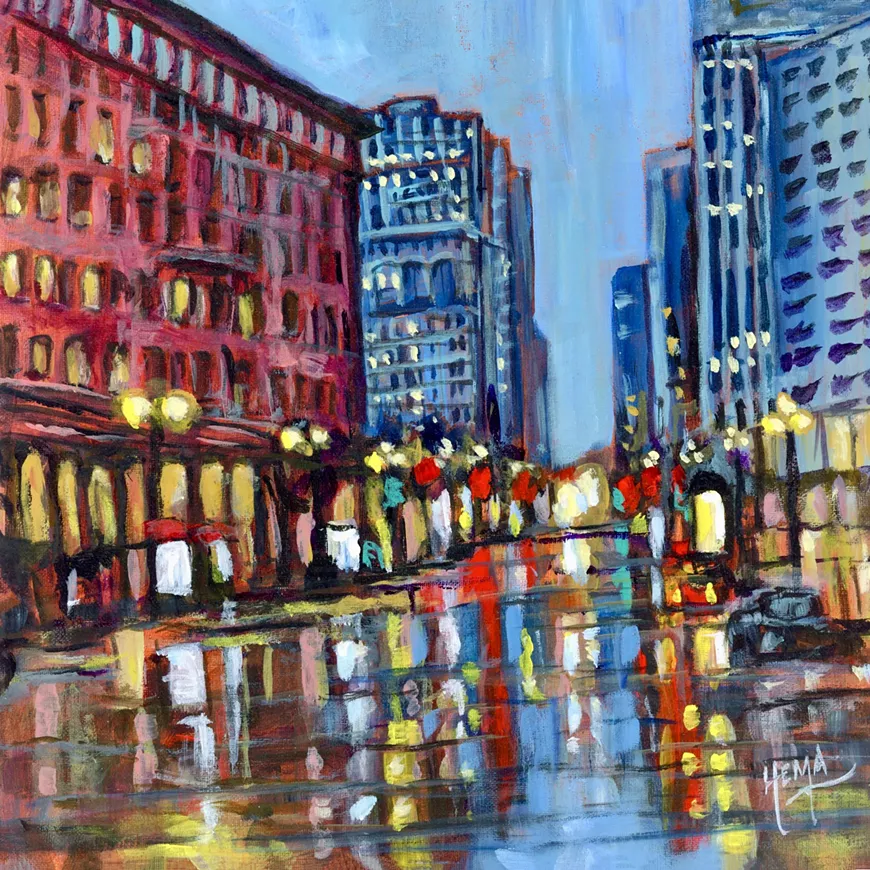 Fine Art Acrylic Paintings by Hema Sukumar
