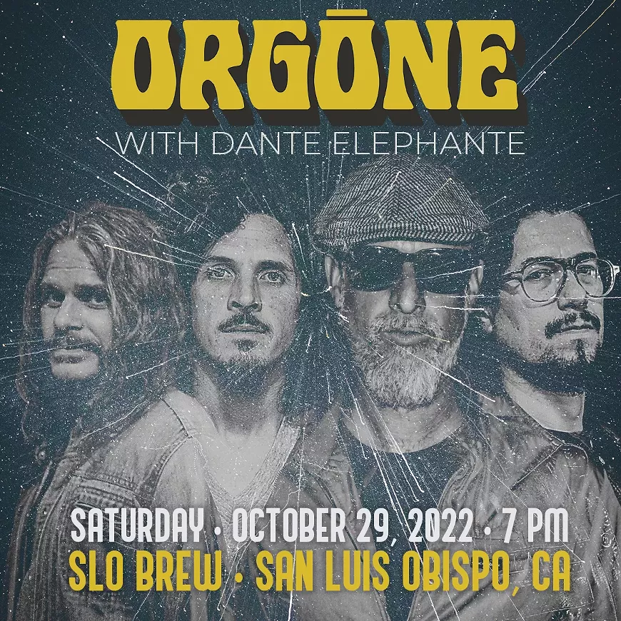 Orgone with Dante Elephante SLO Brew October 29th 2022