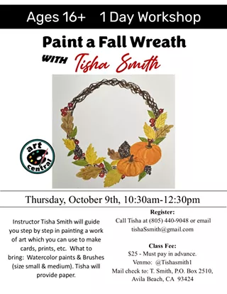 Image: Paint a Fall Wreath with Tisha Smith