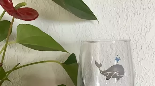 Image: Paint on Wine Glasses