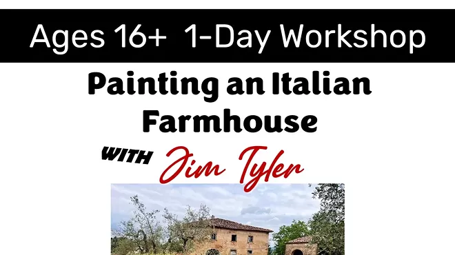 Image: Painting an Italian Farmhouse with Pastels with Jim Tyler