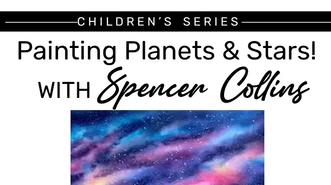 Image: Painting Planets and Stars: Children's Art Class