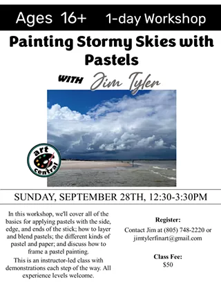 Image: Painting Stormy Skies with Pastels with Jim Tyler