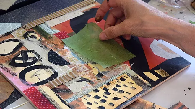 Image: Painting With Paper Art Workshop