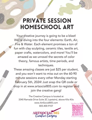 Image: Private Home School Art Sessions