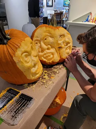 Image: Pumpkin Sculpting Demonstration