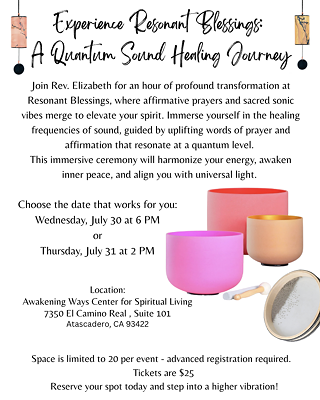 Image: Resonant Blessings: A Quantum Sound Healing Journey