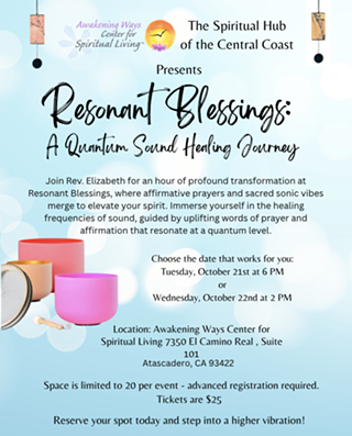Image: Resonant Blessings: A Quantum Sound Healing Journey