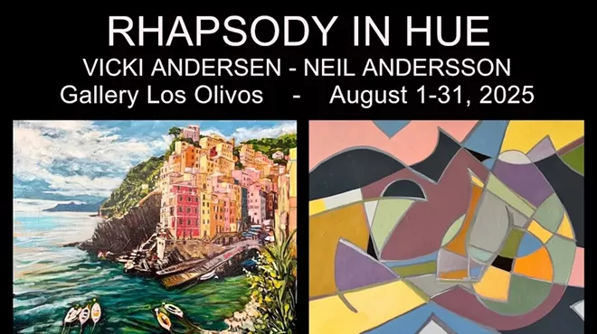 Image: Rhapsody in Hue artists Neil Andersson and Vicki Andersen
